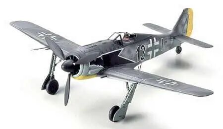 Surenkamas lėktuvas Tamiya Focke Wolf 190 A3 kaina ir informacija | Konstruktoriai ir kaladėlės | pigu.lt