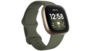 Fitbit Versa 3 FB511GLOL Soft/Gold /Olive kaina ir informacija | Išmanieji laikrodžiai (smartwatch) | pigu.lt