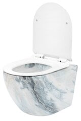 Туалет REA Carlos Slim Granit Mat цена и информация | Унитазы | pigu.lt