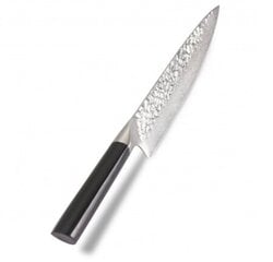 Японский нож из дамасской стали Oleio Zayiko, Kuro, поварской нож, 20,3 см цена и информация | Ножи и аксессуары для них | pigu.lt