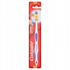 Мягкая зубная щетка Colgate Classic Deep Clean, 1 шт. цена и информация | Зубные щетки, пасты | pigu.lt