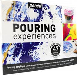 Rinkinys akrilo liejimo technikai Pebeo Pouring, 47 dalys kaina ir informacija | Piešimo, tapybos, lipdymo reikmenys | pigu.lt