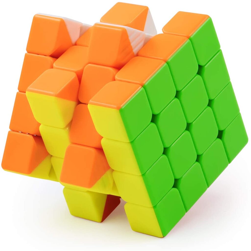 Galvosūkis Rubiko kubas 4x4, be lipdukų kaina ir informacija | Stalo žaidimai, galvosūkiai | pigu.lt