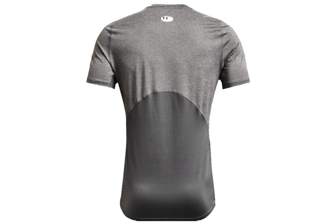 Marškinėliai vyrams Under Armor Heatgear Armor Fitted Short Sleeve M 1361683090, pilki kaina ir informacija | Vyriški marškinėliai | pigu.lt