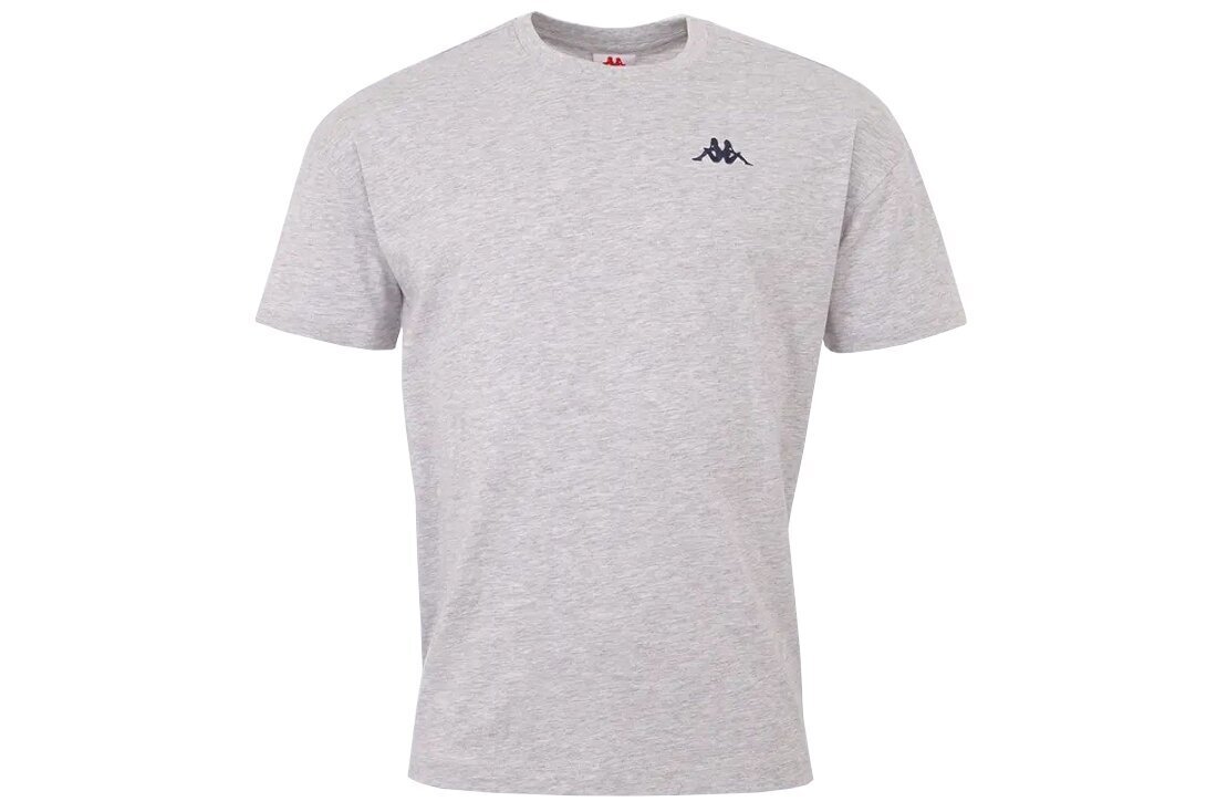 Marškinėliai vyrams Kappa Veer T Shirt 707389154101M, pilki kaina ir informacija | Vyriški marškinėliai | pigu.lt