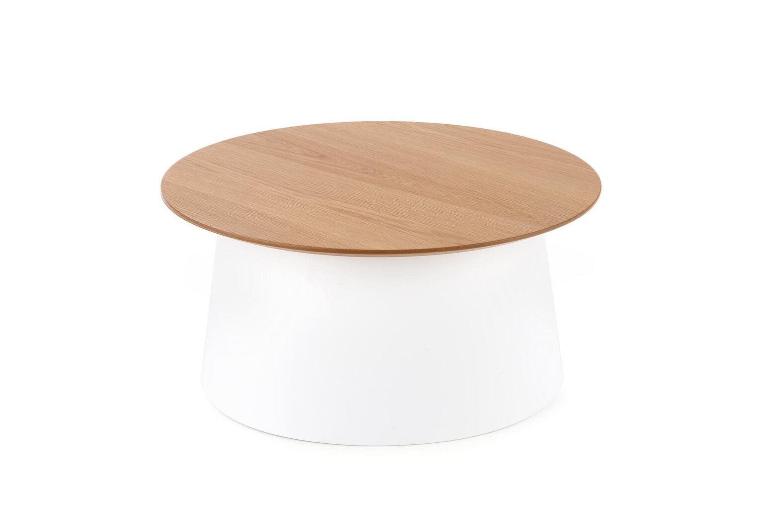 4-ių staliukų komplektas Halmar Azzura, rudas/baltas kaina ir informacija | Kavos staliukai | pigu.lt