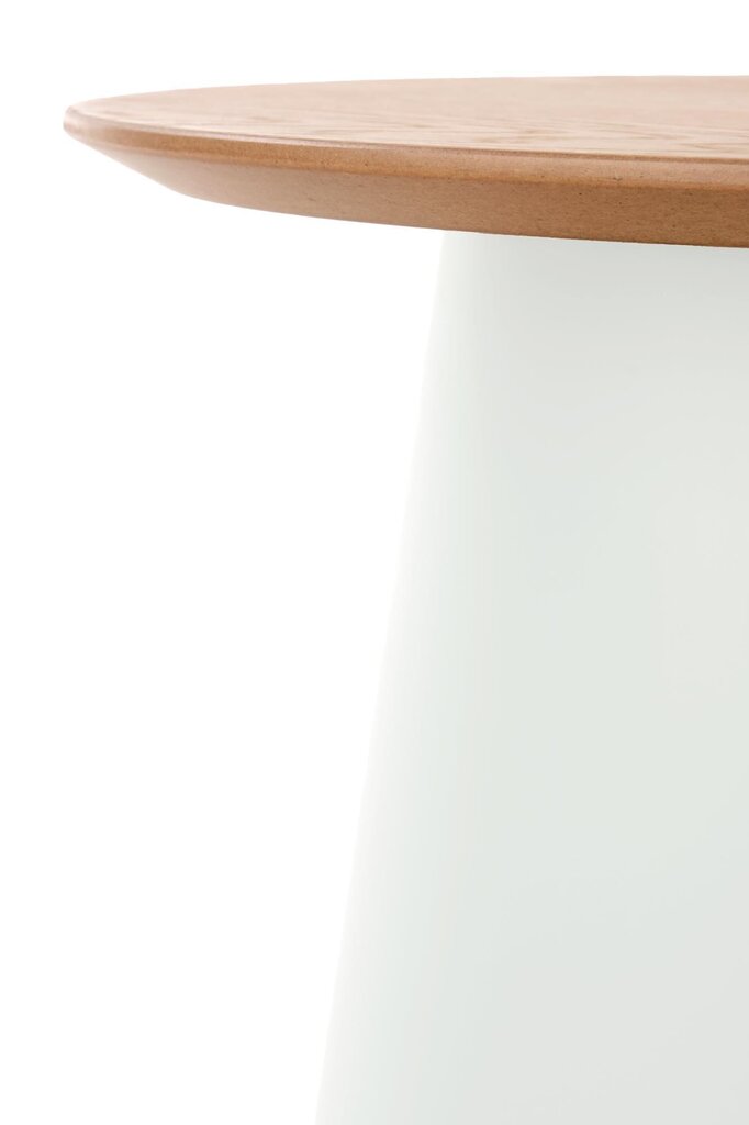 4-ių staliukų komplektas Halmar Azzura S, rudas/baltas kaina ir informacija | Kavos staliukai | pigu.lt