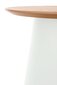 4-ių staliukų komplektas Halmar Azzura S, rudas/baltas kaina ir informacija | Kavos staliukai | pigu.lt