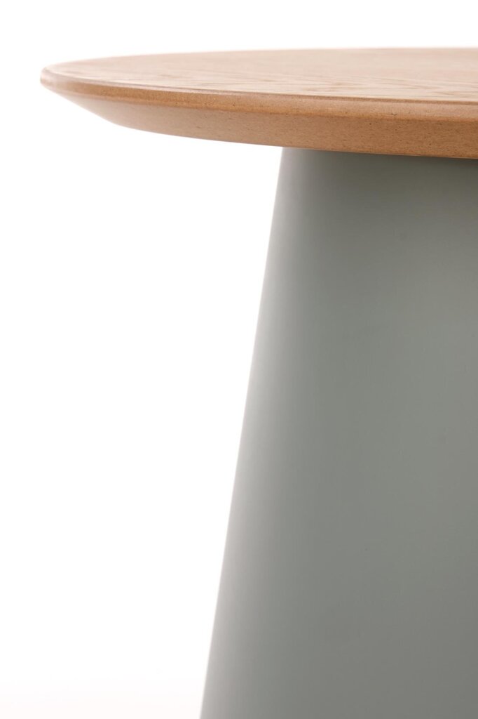 4-ių staliukų komplektas Halmar Azzura S, rudas/pilkas kaina ir informacija | Kavos staliukai | pigu.lt