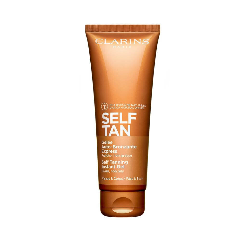 Savaiminio įdegio kūno gelis Clarins Self Tan Self Tanning Instant Gel, 125 ml цена и информация | Savaiminio įdegio kremai | pigu.lt