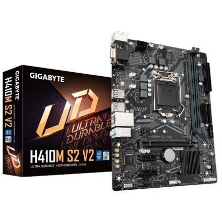 Gigabyte H410M S2 V2 kaina ir informacija | Pagrindinės plokštės | pigu.lt