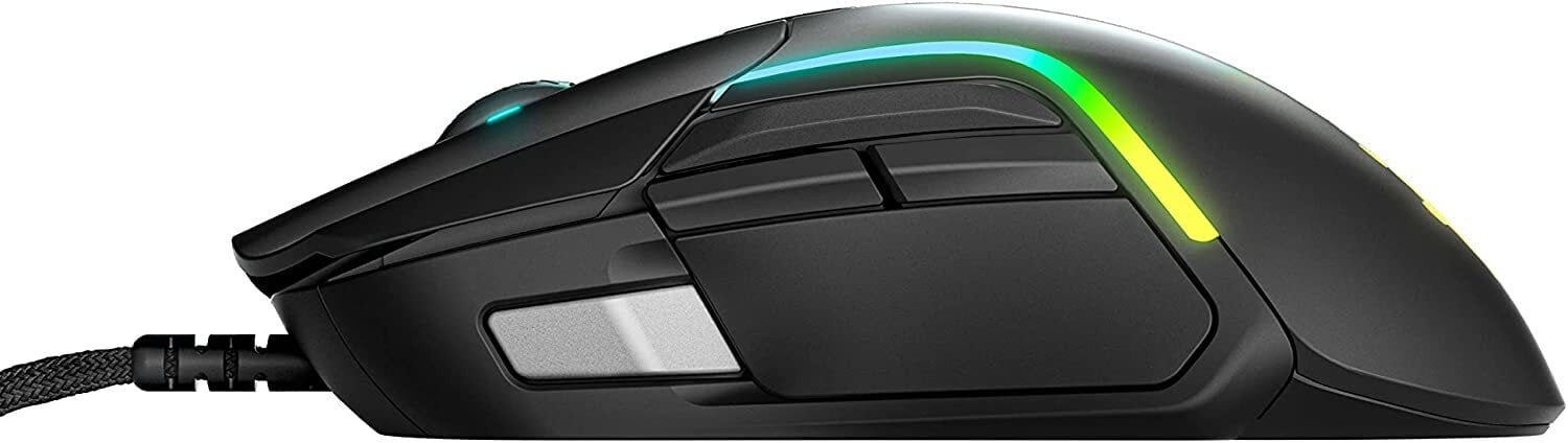 SteelSeries Rival 5, juoda цена и информация | Pelės | pigu.lt