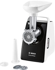 Bosch CompactPower Meat mincer MFW3X10B White, 500 W, Number of speeds 1, Throughput (kg цена и информация | Мясорубки | pigu.lt