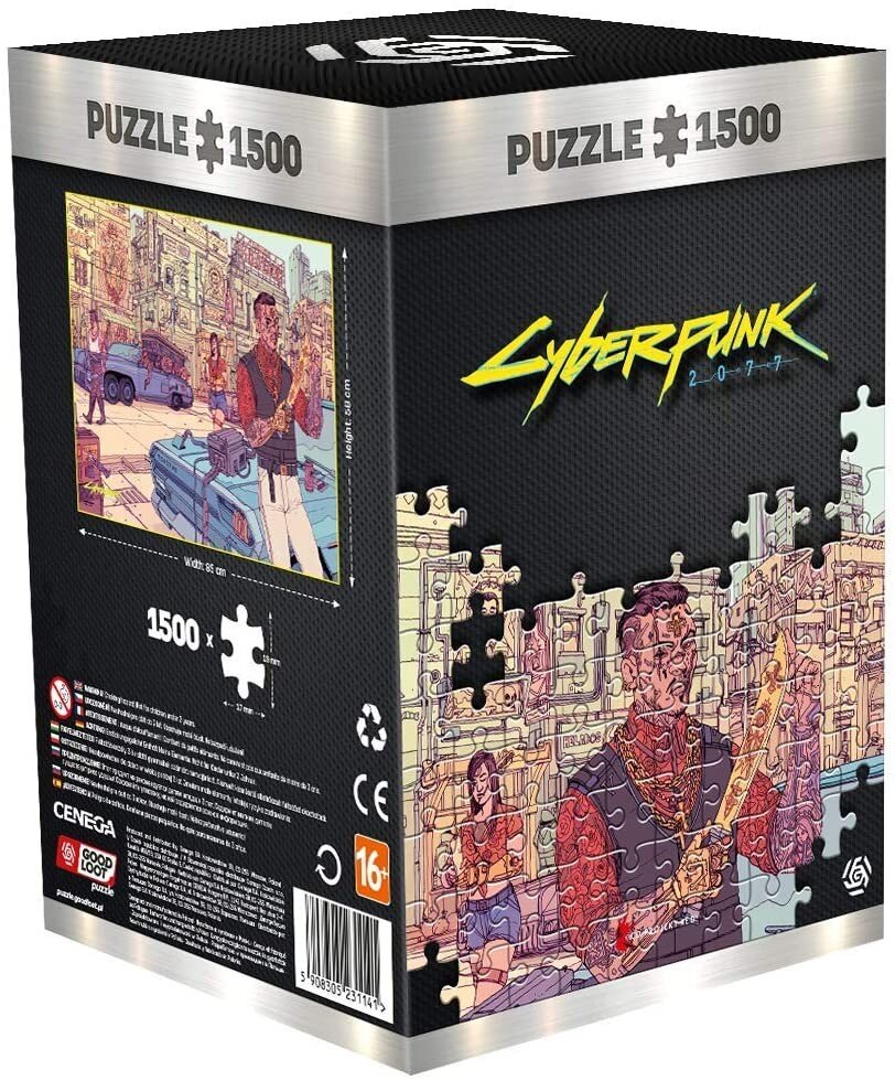 Dėlionė Cyberpunk 2077: Valentinos Dėlionė, 1500 d. kaina ir informacija | Dėlionės (puzzle) | pigu.lt