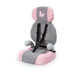 Lėlių automobilinė kėdutė Reig, pilka/rožinė kaina ir informacija | Žaislai mergaitėms | pigu.lt