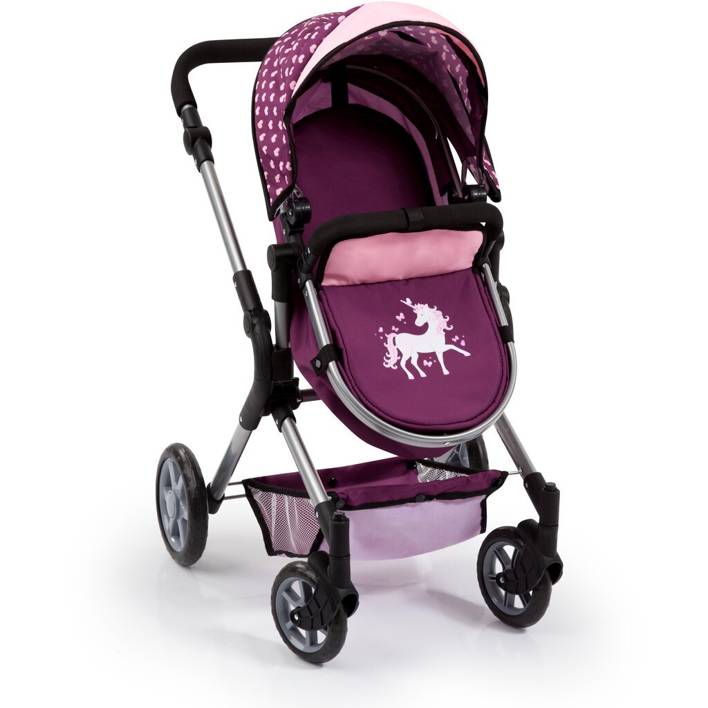 Lėlių vežimėlis Bayer City Neo, violetinis kaina ir informacija | Žaislai mergaitėms | pigu.lt