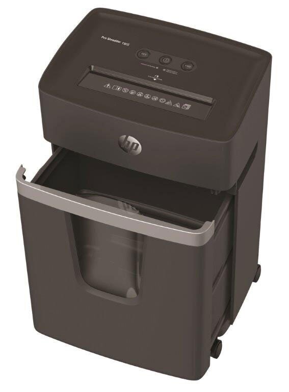 HP Pro Shredder 15CC, pilka цена и информация | Popieriaus smulkintuvai | pigu.lt