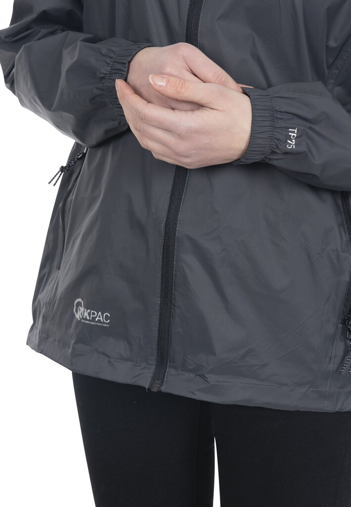 Striukė vyrams Trespass Qikpac Jacket Packaway JKT TP76, juoda kaina ir informacija | Vyriškos striukės | pigu.lt