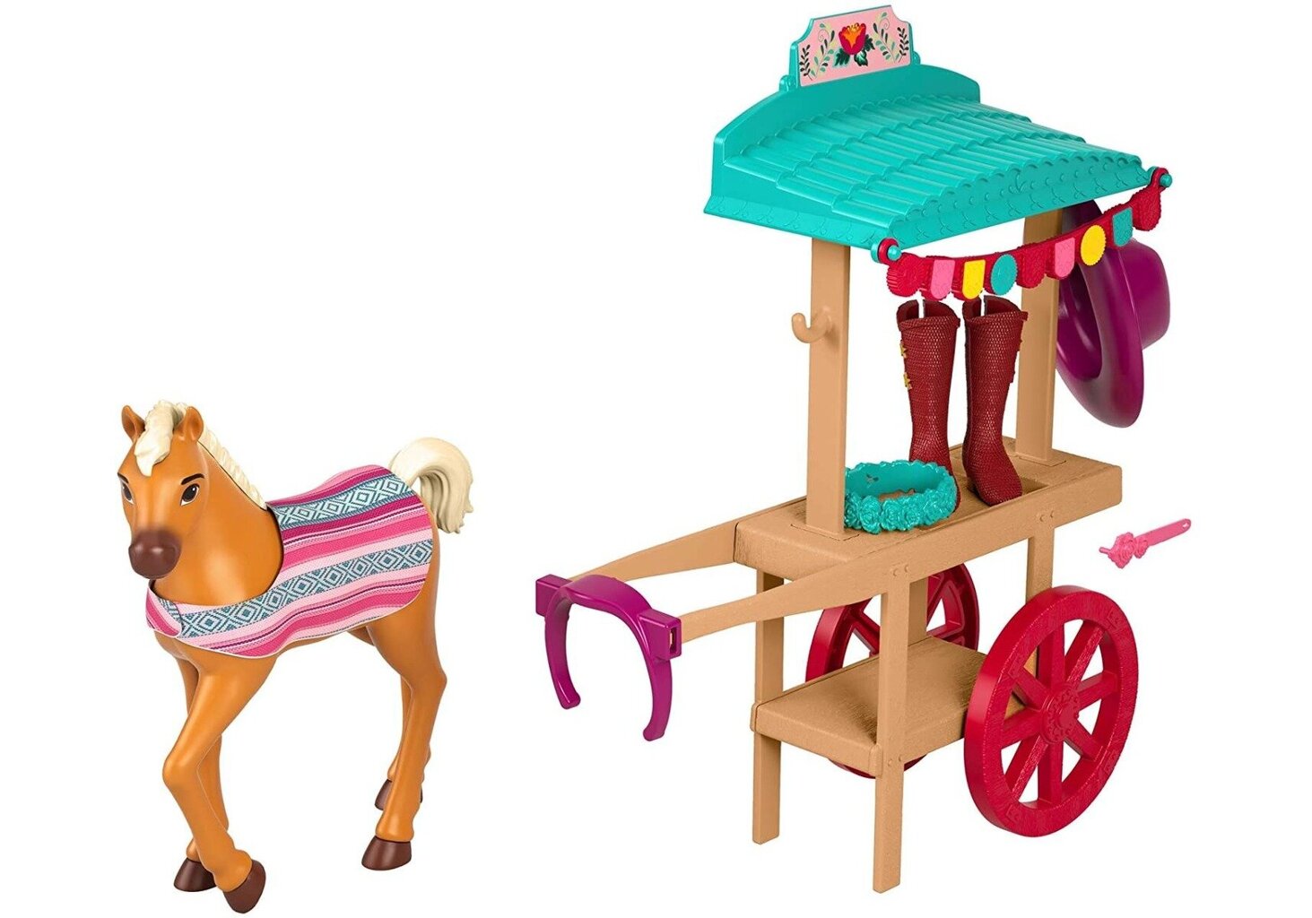 Ponio su vežimėliu šventės rinkinys Spirit GXF68 цена и информация | Žaislai mergaitėms | pigu.lt