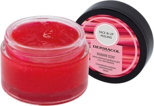 Veido ir lūpų šveitiklis Dermacol Rhubarb Scent, 50 g kaina ir informacija | Veido prausikliai, valikliai | pigu.lt