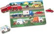 Medinė dėlionė Melissa & Doug Transportas цена и информация | Lavinamieji žaislai | pigu.lt