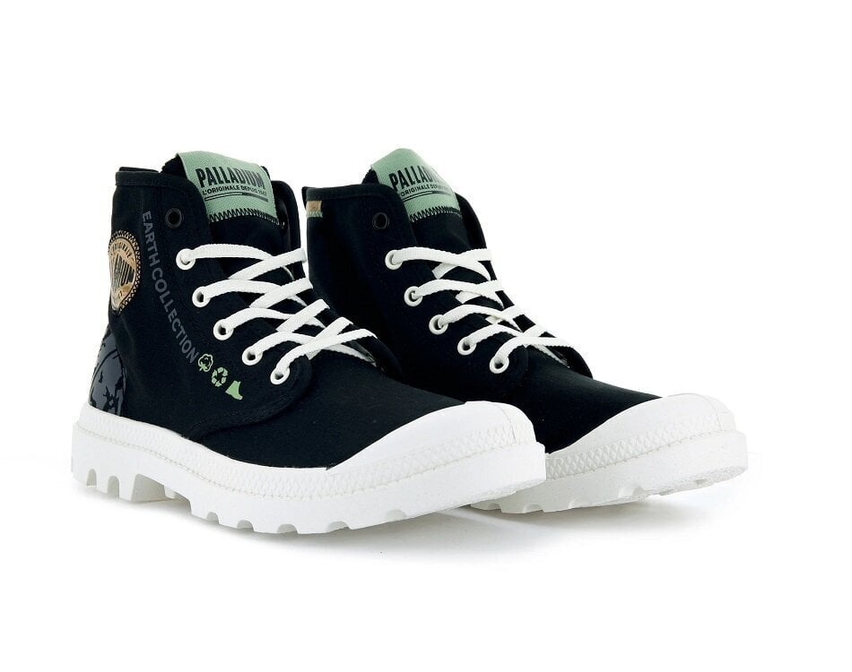 Laisvalaikio batai vyrams Palladium Pampa Organic Metro, juodi цена и информация | Kedai vyrams | pigu.lt