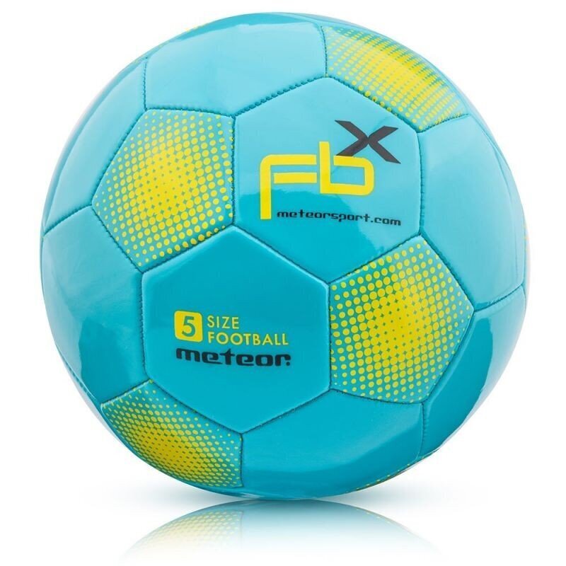 Futbolo Kamuolys METEOR FBX #5, Mėlynas kaina ir informacija | Futbolo kamuoliai | pigu.lt