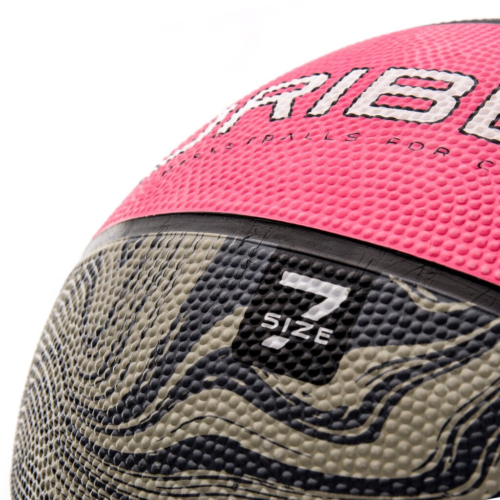 Krepšinio kamuolys Meteor Dribble, 7 dydis, rožinis kaina ir informacija | Krepšinio kamuoliai | pigu.lt