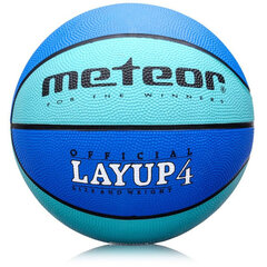Детский баскетбольный мяч Meteor Layup цена и информация | Баскетбольные мячи | pigu.lt