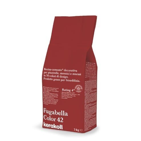 Cementinis glaistas plytelių siūlių tarpams Fugabella Color 42, 3 kg kaina ir informacija | Gruntai, glaistai ir kt. | pigu.lt