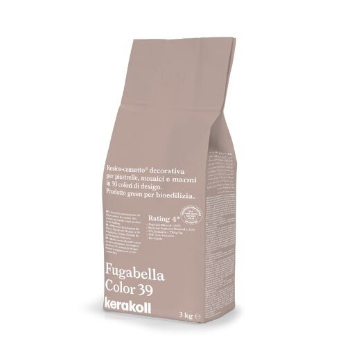 Cementinis glaistas plytelių siūlių tarpams Fugabella Color 39, 3 kg цена и информация | Gruntai, glaistai ir kt. | pigu.lt