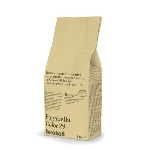 Cementinis glaistas plytelių siūlėms Fugabella Color 29, 3 kg kaina ir informacija | Gruntai, glaistai ir kt. | pigu.lt