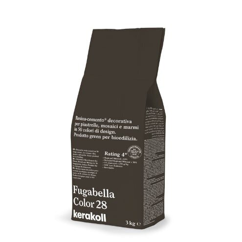 Cementinis glaistas plytelių siūlių tarpams Fugabella Color 28, 3 kg kaina ir informacija | Gruntai, glaistai ir kt. | pigu.lt