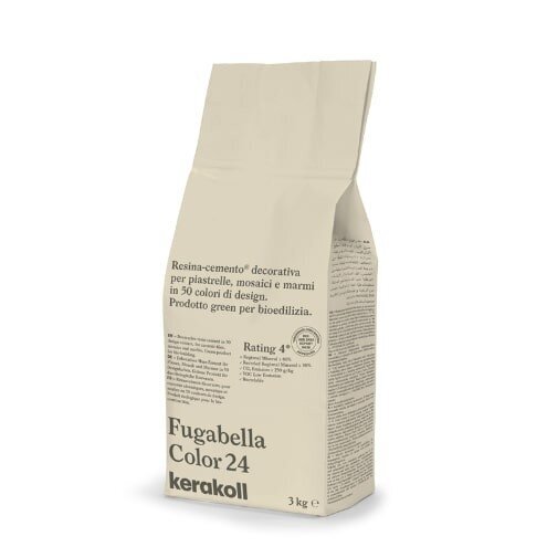 Cementinis glaistas plytelių siūlėms Fugabella Color 24, 3 kg kaina ir informacija | Gruntai, glaistai ir kt. | pigu.lt