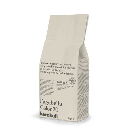 Cementinis glaistas plytelių siūlėms Fugabella Color 20, 3 kg kaina ir informacija | Gruntai, glaistai ir kt. | pigu.lt