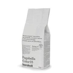 Cementinis glaistas plytelių siūlių tarpams Fugabella Color 03, 3 kg kaina ir informacija | Gruntai, glaistai ir kt. | pigu.lt