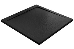 REA поддон для душа Grand, 90x120 см, Black цена и информация | Душевые поддоны | pigu.lt