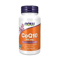 Maisto papildas su gudobelių uogomis Now CoQ10 100mg, 90 kapsulių цена и информация | Витамины, пищевые добавки, препараты для хорошего самочувствия | pigu.lt