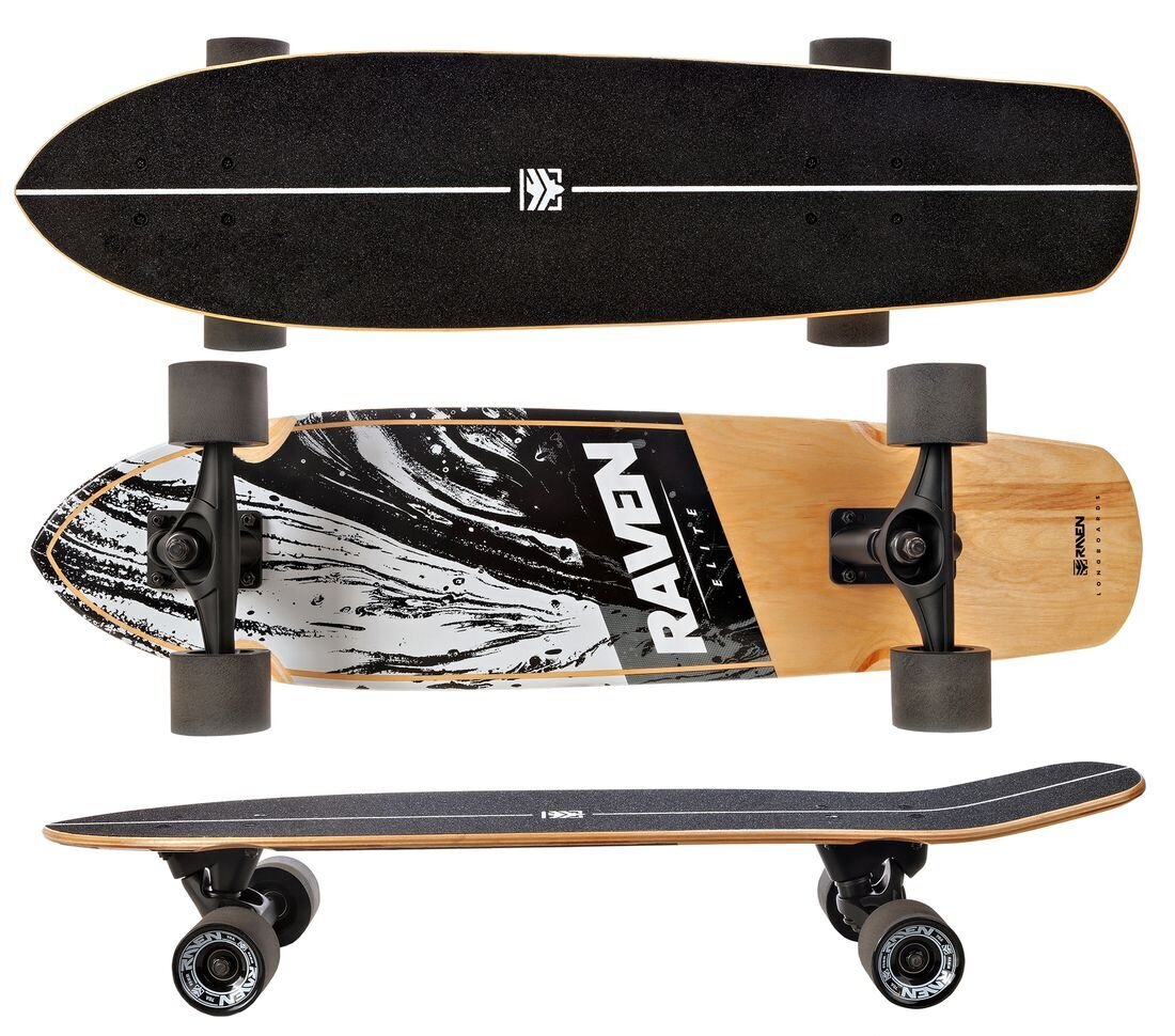 Riedlentė Longboard Raven Elite, 81 cm kaina ir informacija | Riedlentės | pigu.lt