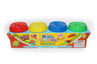 Пластилин для моделирования Kids Dough из 4 частей цена и информация | Развивающие игрушки | pigu.lt