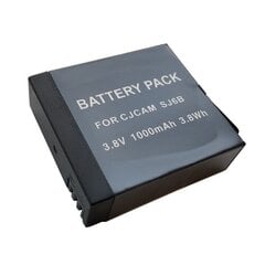 SJCAM SJ6B baterija, 1000mAh kaina ir informacija | Akumuliatoriai fotoaparatams | pigu.lt