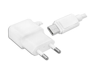 PS Зарядное устройство USB Type-C 1A белый цена и информация | Зарядные устройства для телефонов | pigu.lt