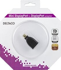 Deltaco Deltaco MDP-DP - DisplayPort adapter kaina ir informacija | Adapteriai, USB šakotuvai | pigu.lt