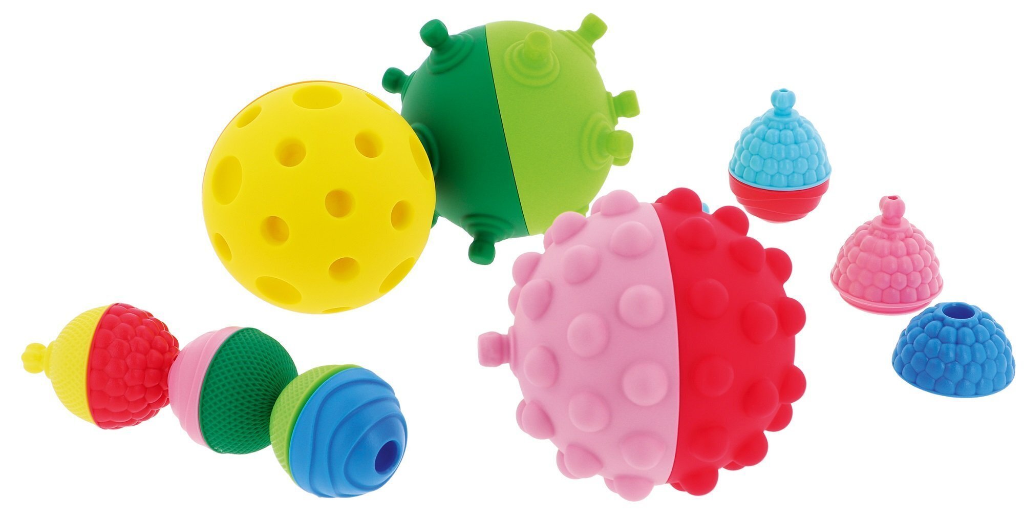 Tiriamieji sensoriniai kamuoliukai Trefl Lalaboom 61360 kaina ir informacija | Žaislai kūdikiams | pigu.lt