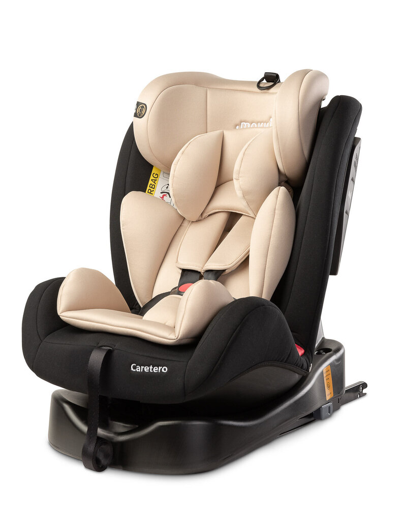 Automobilinė kėdutė Caretero Mokki Isofix, 0-36 kg, beige kaina ir informacija | Autokėdutės | pigu.lt