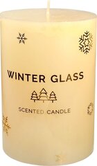 Artman Kalėdinė kvepainti žvakė Winter Glass - vidutinis volelis, 1 vnt. kaina ir informacija | Žvakės, Žvakidės | pigu.lt