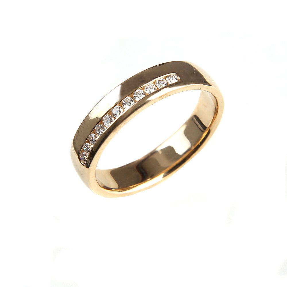 Auksinis žiedas moterims Dia su deimantais P891266137 kaina ir informacija | Žiedai | pigu.lt