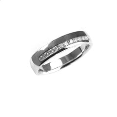 Золотое кольцо с бриллиантами DIA 15 мм цена и информация | Кольцо | pigu.lt