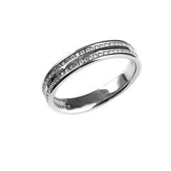 Золотое кольцо DIA с бриллиантами 19 мм цена и информация | Кольца | pigu.lt