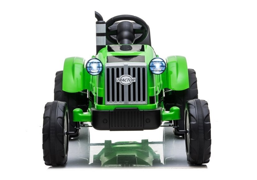 Elektromobilis traktorius su priekaba CH9959, žalias kaina ir informacija | Elektromobiliai vaikams | pigu.lt